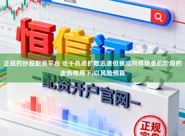 正规的抄股配资平台 处于热点扩散迅速但衰减同样明显的阶段的走势格局下,以风险预算