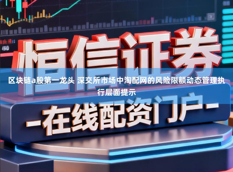 区块链a股第一龙头 深交所市场中淘配网的风险限额动态管理执行层面提示